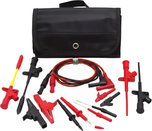 Vista 9 de TH-3-KIT-Base Electrónica Profesional/Kit Electrónico de Conductores de Prueba, Kit de Accesorios de Multímetro, Pinzas de cocodrilo y Sonda
