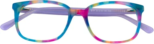 Vista 6 de Zeelool ZOA01762 - Gafas de vista rectangulares con lentes transparentes sin receta