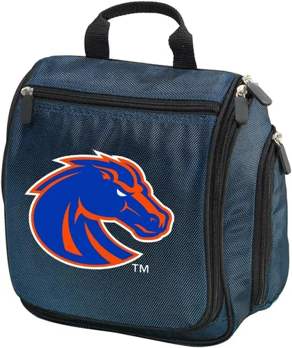 Vista 4 de Boise State University Neceser o kits de afeitado BSU Broncos - Bolsa de viaje colgante, Gris