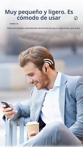 Vista 2 de Auriculares inalámbricos, auriculares Bluetooth con tiempo de reproducción de 30 horas, con pantalla LED de potencia, Bluetooth 5.3 impermeable