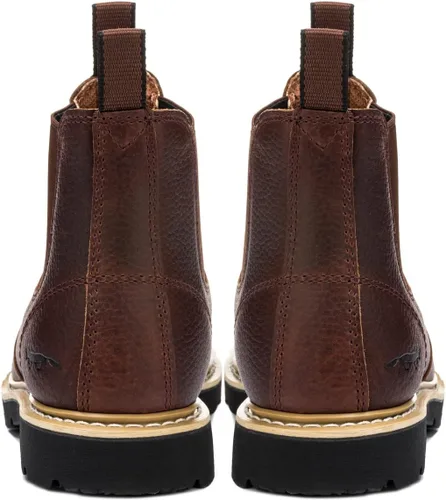 Vista 4 de Botas Chelsea Romeo de Golden Fox para hombre, cómodas y fáciles de poner