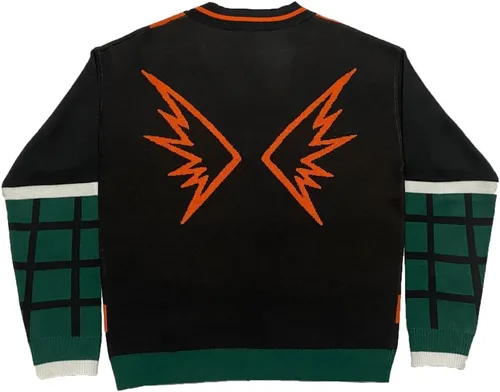 Vista 4 de iSHOWcos Anime MHA Hero - Chaqueta para disfraz de cosplay
