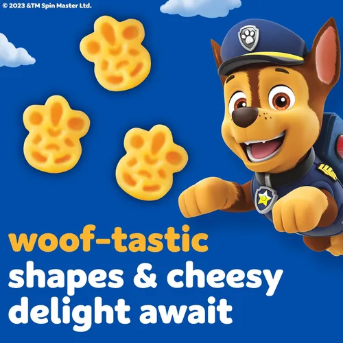 Vista 5 de Kraft - Tazas de macarrones y queso fáciles de microondas con formas de pasta Nickelodeon Paw Patrol (paquete de 4 unidades, tazas de 1.9 onzas)