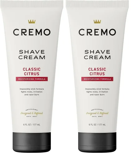 Vista 7 de Cremo Crema de afeitar, crema de afeitado refrescante de grado barbero, crema de afeitar increíblemente superior ultra-deslizante para hombres