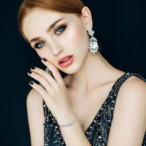Vista 5 de ZKXYFFS Pulseras de plata de ley 925 para mujer, pulsera de cuentas de plata de ley 925, pulsera de cuentas huecas, pulsera de cuentas ajustables