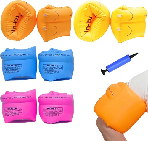Vista 19 de Arm Floaties for Adults,Toddler Floatie for Pool,Inflatable Floatie Swim Arm Bands Floaties for Kids and Children