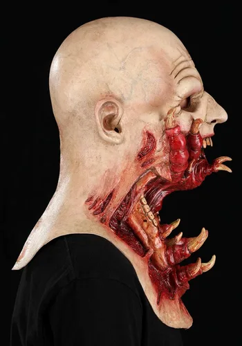 Vista 9 de Fun Costumes Máscaras de anfitrión para adultos Máscara de anfitrión moldeada de látex con relleno de espuma, máscaras inmortales para disfraces