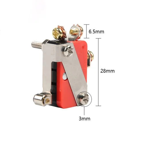 Vista 3 de 100 unids V-15-1B5 Interruptor táctil Snap Roller Bisagra Palanca SPDT Momentario Micro Limit Switch 1NO1NC 10A250V