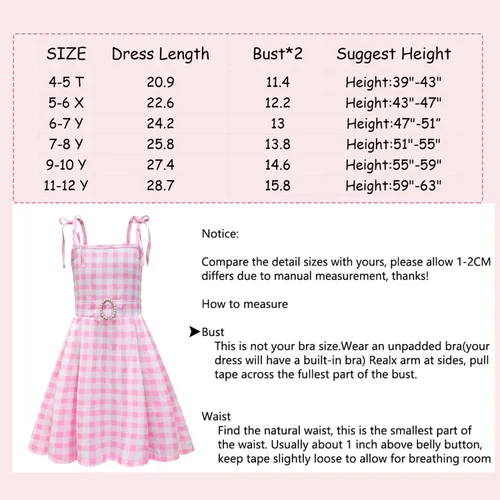 Vista 5 de Conjunto de cosplay de vaquera rosa para niñas, años 70 y 80