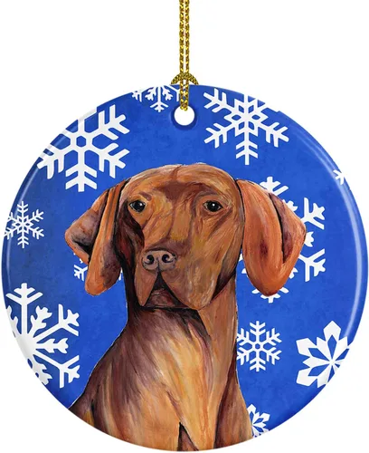 Vista 269 de Caroline's Treasures Cavalier Spaniel - Adorno de cerámica para colgar en el árbol de Navidad, para el hogar, Navidad, fiestas, regalo, 3 pulgadas