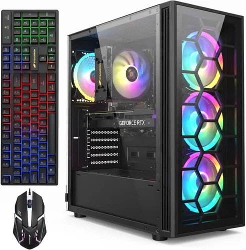 Vista 9 de Escritorio para PC para juegos STGAubron, R5 2600, RTX 2060 6G