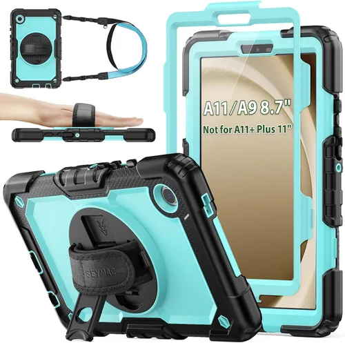 Vista 39 de SEYMAC stock Funda para Samsung Galaxy Tab A8 de 10.5 pulgadas, funda de protección contra caídas de cuerpo completo con protector de pantalla