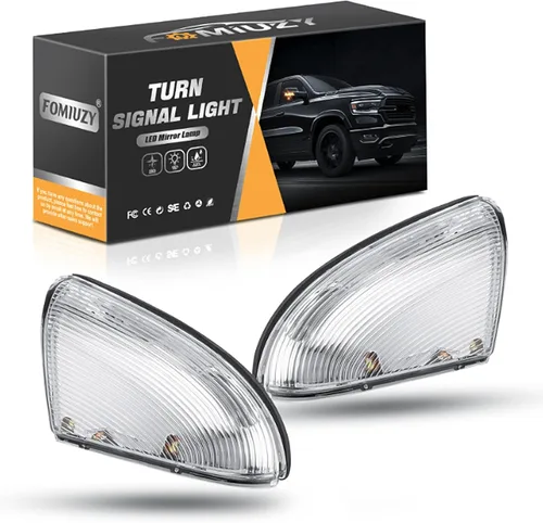 Vista 8 de Bombilla LED para espejo lateral, bombilla de señal de giro, cubierta de lente para Dodge Ram 1500 2009-2011 2012 2013 2014 2015 2016 2017 2018 Ram