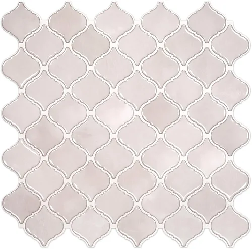Vista 10 de STICKGOO Arabesque Protector contra Salpicaduras Despegar y Pegar, 12"X12" Azulejo Protector contra Salpicaduras para Cocina Despegar y Pegar