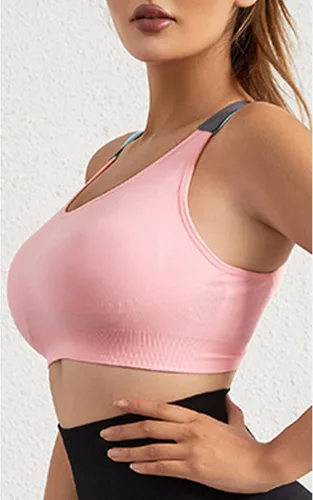 Vista 7 de Womens Unlined Bras Zury Water Wave Hair Blue Suit Front Maternity Top Nursing for Moms White Strappy Top Travel Needs