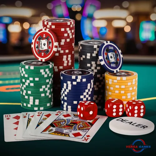 Vista 6 de Juego de fichas de poker de 500 unidades Big Slick, 11.5 g