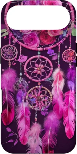 Vista 27 de Feather and Flower Dream Catcher Designed Case for iPhone 17