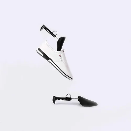 Vista 7 de C CRYSTAL LEMON Árbol de zapatos de plástico ajustable mejorado (juego de 4) Estirador de zapatos, protector y ensanchador para hombres y mujeres