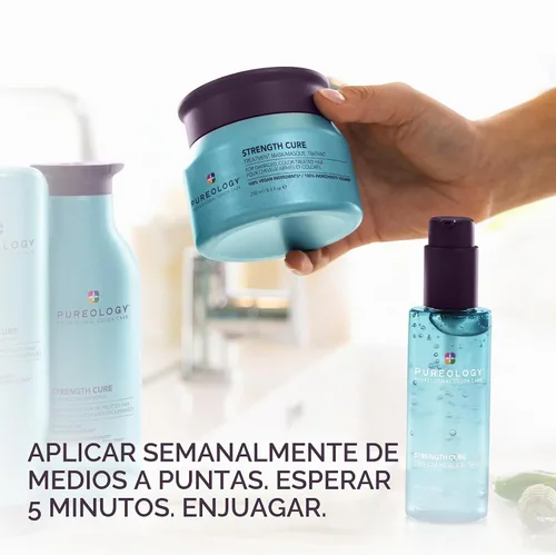Vista 7 de Pureology Strength Cure Treatment Mask - Para cabello dañado