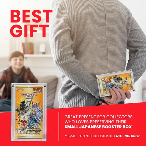 Vista 5 de Cajas de exhibición acrílicas para paquete especial de cajas de booster japonesas pequeñas, Pack de 1