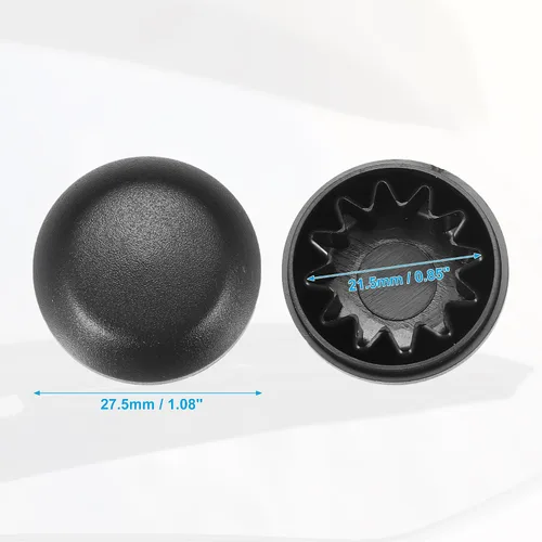 Vista 6 de ACROPIX Tapa de tuerca de brazo de limpiaparabrisas delantero, color negro, para Jeep Compass 2017-2022, paquete de 1