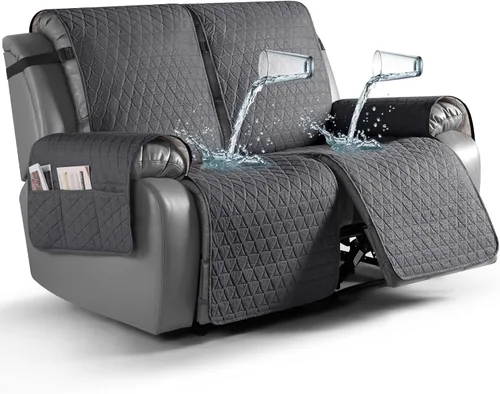 Vista 9 de TAOCOCO Funda reclinable 100% impermeable, antideslizante, lavable, con correas elásticas para las piernas, protector de muebles para perros