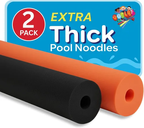 Vista 17 de Oodles of Noodles Foam Pool Swim Noodles 2 Pack, Hollow Core Swimming Foam Tube for Pool Floats, Buoyant for Beach, Water Play, Crafts, DIY Projects