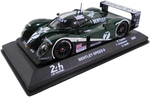 Vista 2 de OPO 10 - Coche miniatura coleccionable 1/43 compatible con Bentley Speed 8#7 24h Le Mans 2003 - LM013