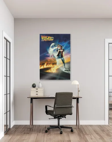 Vista 6 de Regreso al futuro - Póster de película (estilo regular) (Tamaño: 24 "x 36") (póster laminado)