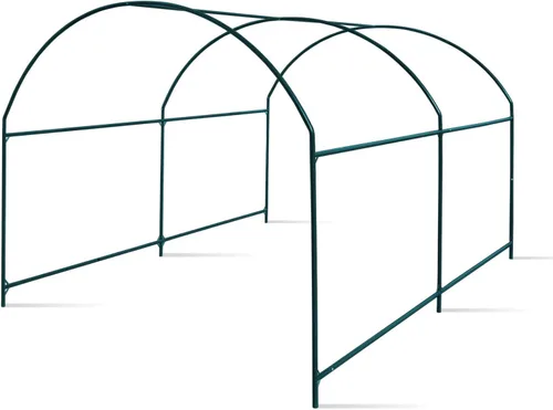 Vista 11 de YardGrow Greenhouse Frames for Larger Hot Garden House Support Arch Frame Climbing Plants/Flowers/Vegetables Outdoor (8.2x7x7.2 FT)