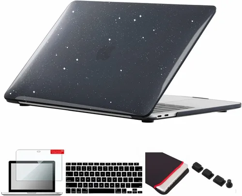 Vista 40 de Pack 5 en 1 de carcasa para MacBook Air, de Se7enline, de plástico duro, tacto suave, con protector de teclado de silicón, protector de pantalla