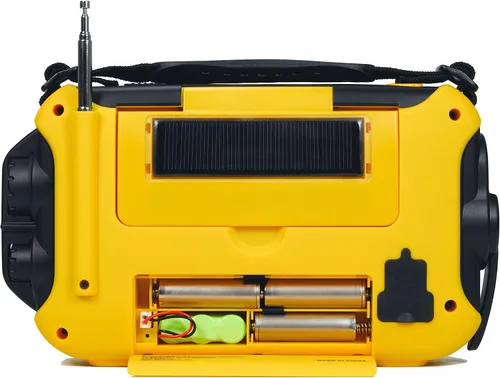 Vista 6 de Kaito Voyager Pro KA600 - Radio de emergencia digital solar con generador eléctrico, manivela giratoria, transmite AM, FM, LW, SW y NOAA, radio