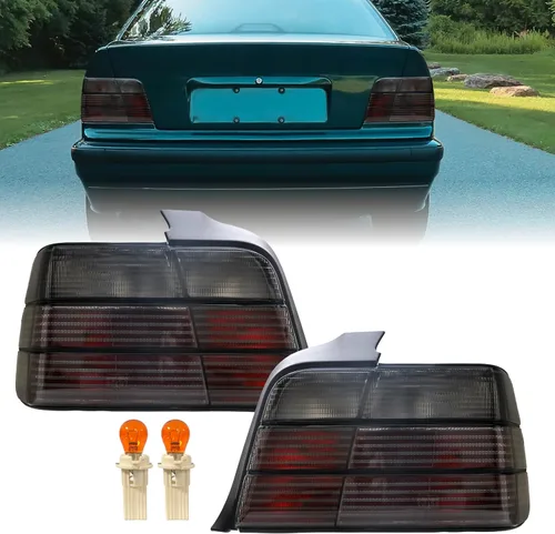 Vista 10 de DEPO E36 4D Luces de Rincón - Juego de Luces de Señal de Giro de Rincón Euro Compatible con BMW E36 1992-1998 de 4 Puertas Sedán incluyendo M3