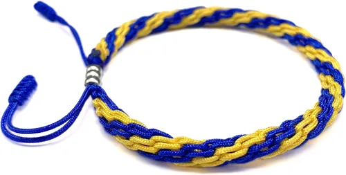 Vista 4 de LAMIBEE Pulsera con código de bandera de país, pulsera de cuerda de protección y sufrimiento de la suerte, pulsera tibetana, pulsera de cuerda