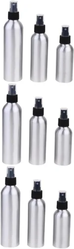 Vista 8 de DOITOOL 2 sets 1.0 fl oz/1.7 fl oz/3.4 fl oz botella de perfume de aluminio boquilla de pulverización fina botella de viaje recargable 3 unids* 2