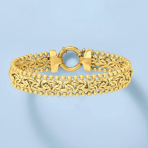 Vista 3 de Ross-Simons Byzantine Beaded-Edge Bracelet