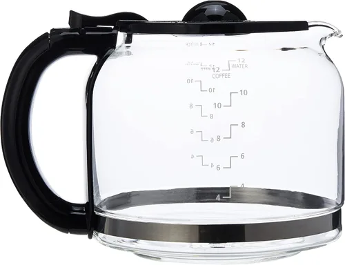 Vista 3 de Capresso Jarra de vidrio para 12 tazas, color negro