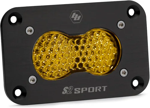 Vista 3 de S2 Sport Led para Conducción/Combo Montaje Empotrado en Ámbar Baja Designs