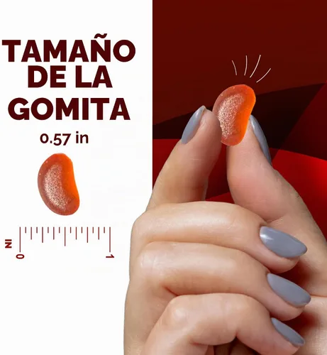 Vista 7 de Vitamina A 25000 UI (palmitato de retinilo sin azúcar), 120 gomitas