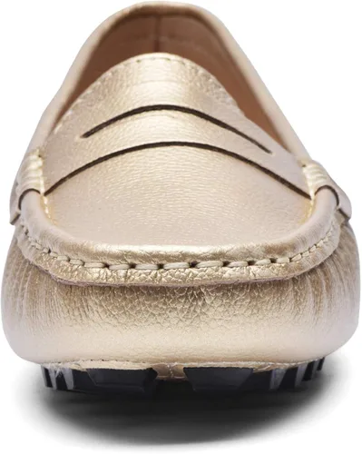Vista 3 de BEAUSEEN - Mocasines de cuero para mujer, mocasines cómodos para conducir