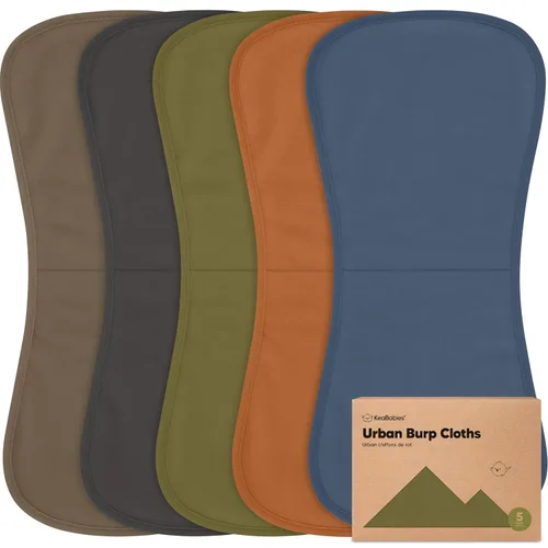 Vista 25 de Paños orgánicos para eructos para bebés niños y niñas, paquete de 5 paños de algodón súper absorbentes para bebés, trapos suaves y afelpados