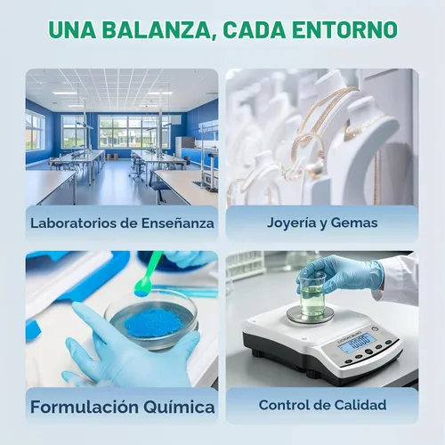 Vista 8 de Antstone Báscula de laboratorio de 17.64 oz x 0.00 oz de precisión científica digital de 1 mg, balanza analítica de precisión de laboratorio