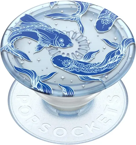 Vista 19 de Agarre para teléfono PopSockets con soporte expansible, agarre adhesivo, azul - Cobalto mate