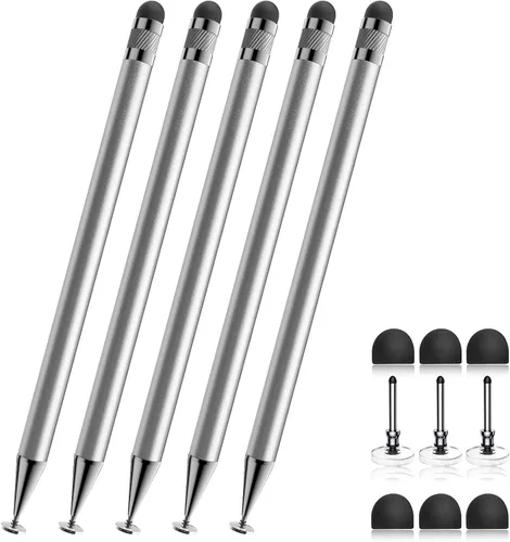 Vista 7 de Bopomofo Stylus (5 Pcs), lápiz óptico 2 en 1 para pantalla táctil, lápiz