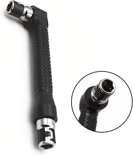 Vista 8 de Angoily Enchufe de doble cabeza 3 unids mango adaptador derecho de doble cabeza en forma de L Destornillador de extensión hexagonal Grado Llave