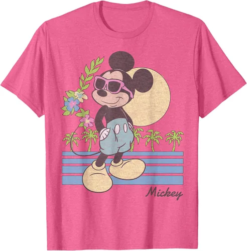 Vista 35 de Disney Mickey and Friends Mickey Retro Beach Camiseta S Gris Oscuro