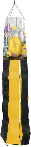 Vista 10 de Girasoles a cuadros Verano Windsock 40" L Briarwood Lane