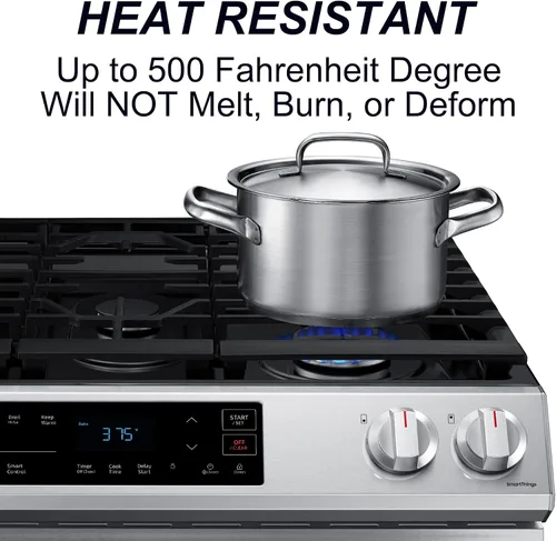 Vista 5 de [FanXm] Protectores de estufa personalizados para cocina LG de 30 pulgadas (modelos LRG3093, LRG3095, LRG3061, LRG3193), revestimientos