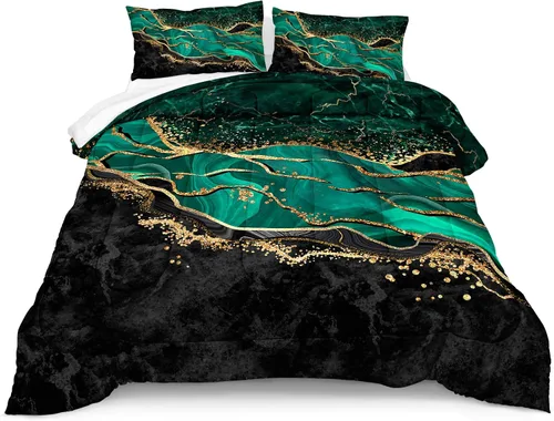 Vista 27 de Juego de edredón de león tamaño Queen con temática de animales salvajes, edredón de león negro, juego de ropa de cama con temática de safari de vida