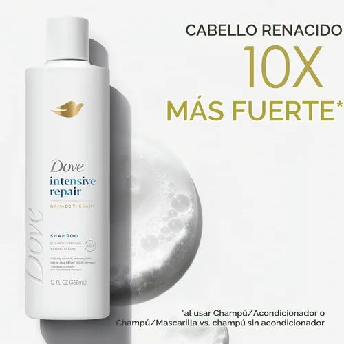 Vista 5 de Champú Dove Nutritive Solutions, Intensive Repair 12 oz (Paquete de 4)